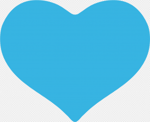 Blue Heart PNG Transparent Images Download