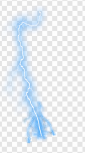 Blue Lightning Bolt PNG Transparent Images Download