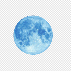 Blue Moon PNG Transparent Images Download