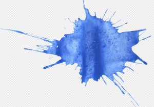 Blue Paint Splatter PNG Transparent Images Download