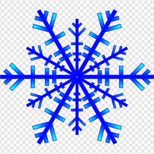 Blue Snowflakes PNG Transparent Images Download