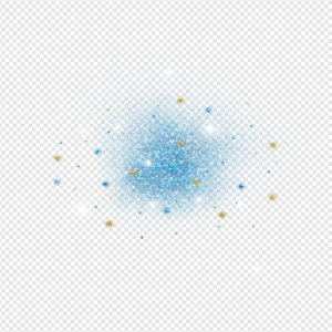 Blue Sparkles PNG Transparent Images Download