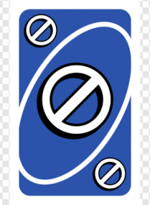 Blue Uno Reverse Card PNG Transparent Images Download