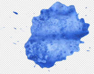Blue Watercolor PNG Transparent Images Download