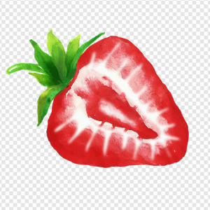 Watercolor Strawberry PNG Transparent Images Download