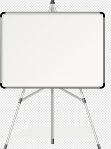 White Board Easel PNG Transparent Images Download