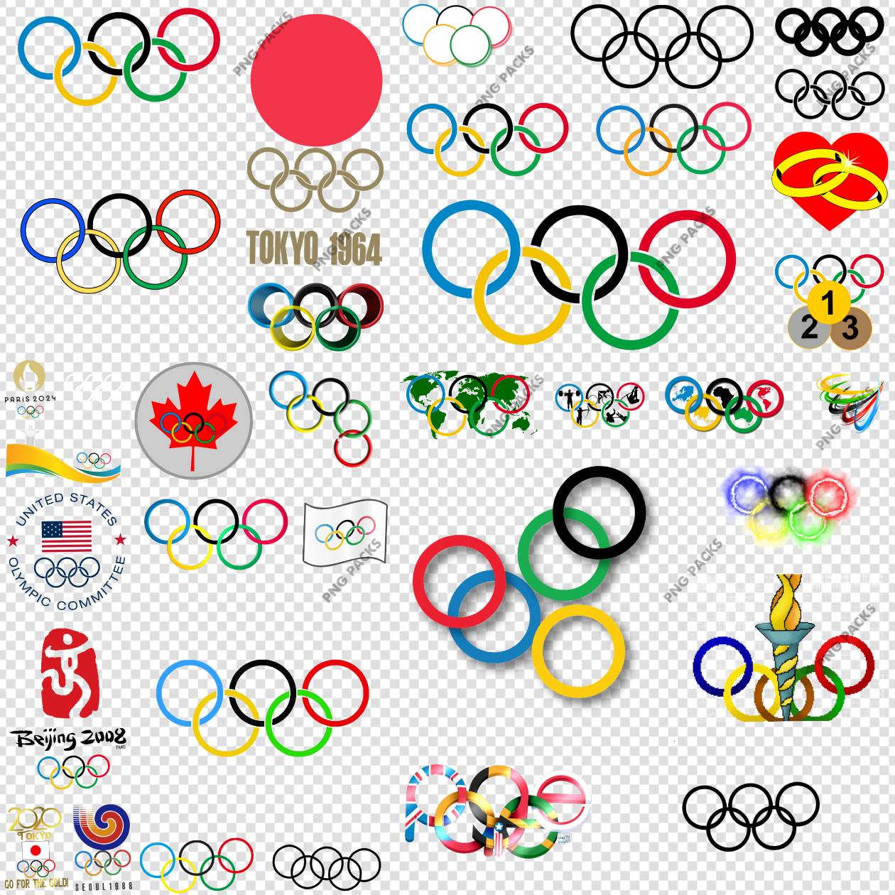 Olympic ring 1192373 PNG
