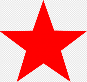 Red Star PNG Transparent Images Download