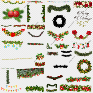 Christmas Garland PNG Transparent Images Download