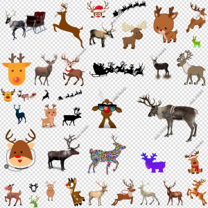 Reindeer PNG Transparent Images Download