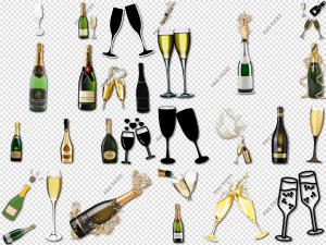 Champagne PNG Transparent Images Download
