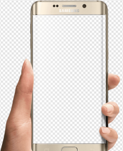 Phone In Hand PNG Transparent Images Download