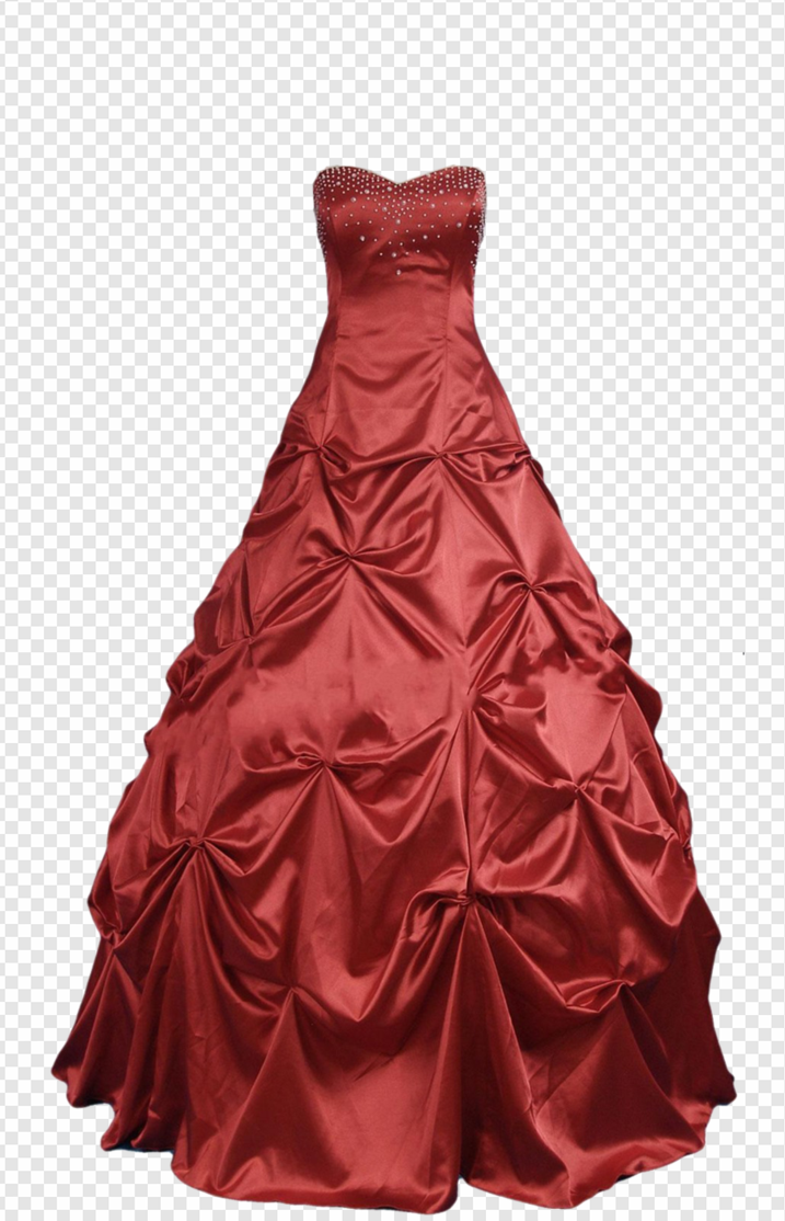 Red Burgundy Ball Gown PNG by Vixen1978 on DeviantArt