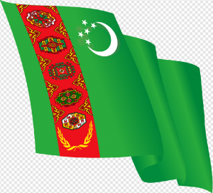 Turkmenistan Flag PNG Transparent Images Download
