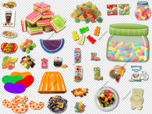 Jelly Candies PNG Transparent Images Download