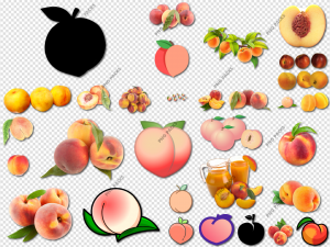 Peach PNG Transparent Images Download