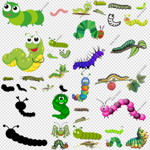 Caterpillar PNG Transparent Images Download