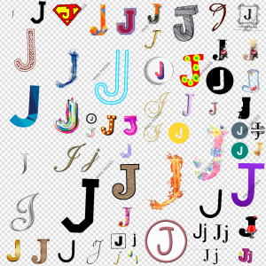 J Letter PNG Transparent Images Download