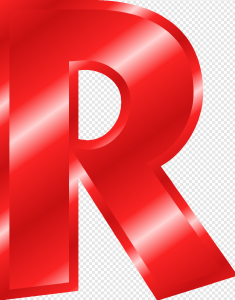 R Letter PNG Transparent Images Download
