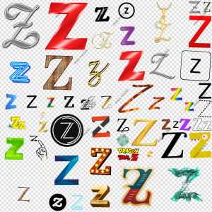 Z Letter PNG Transparent Images Download