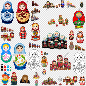 Matryoshka Doll PNG Transparent Images Download