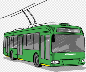 Trolleybus PNG Transparent Images Download